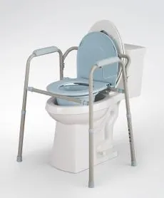 صندلی توالت فرنگی با ارتفاع قابل تنظیم لگن دار